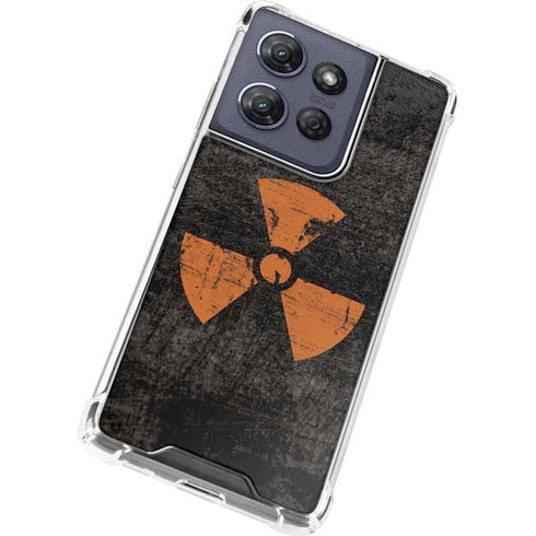 Radioactivity Black Moto G Play 5G (2025) Clear Case
